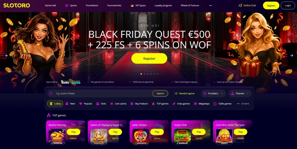 Slotoro Casino online στην Ελλάδα